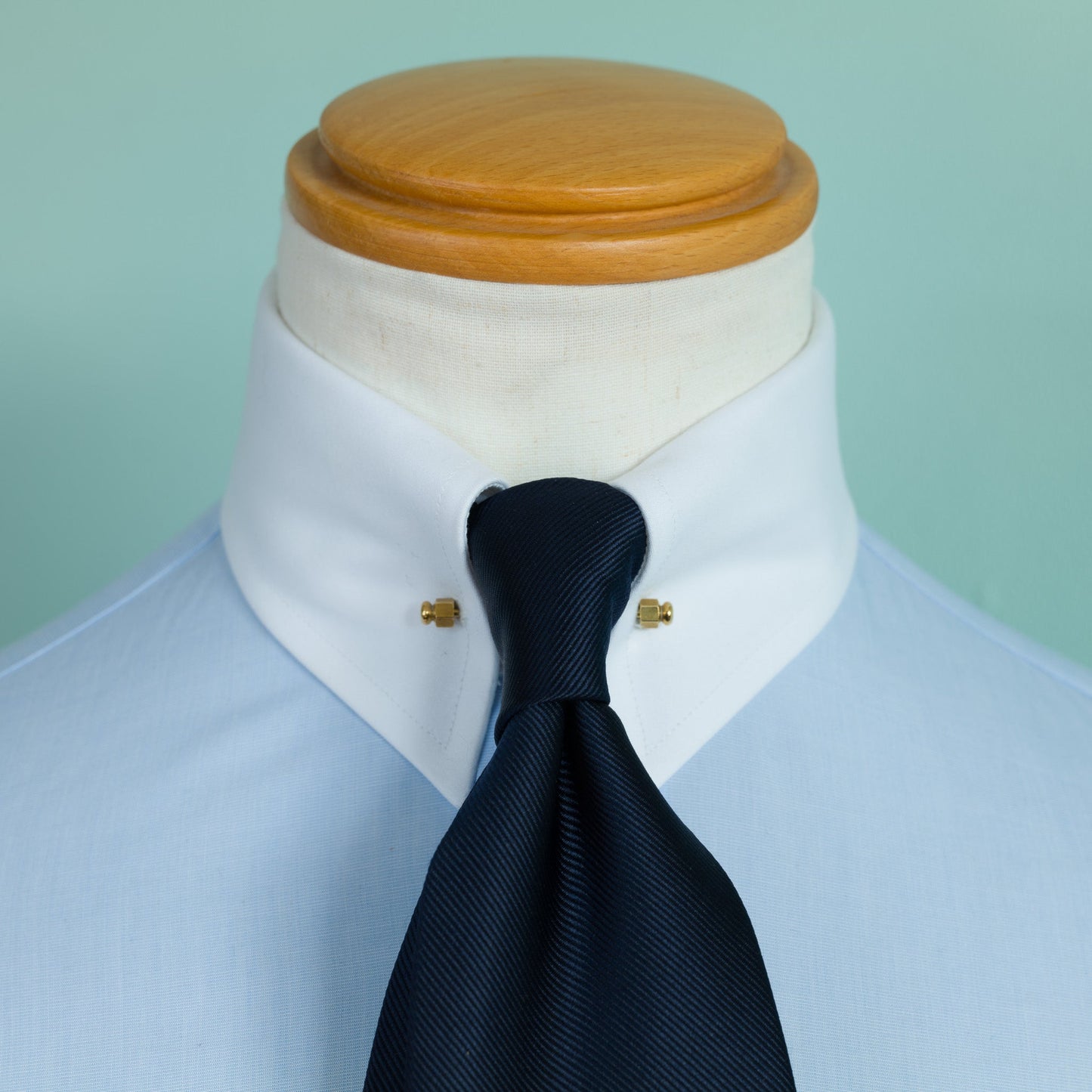 ピンホールカラー用 ゴールドカラーピン(デザインH) Collar Pin - FOURBUTTONS ONLINE