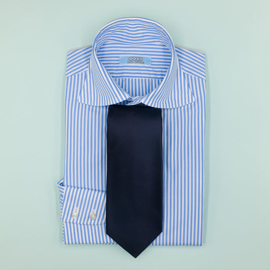 ネイビーのトゥルーソリッドネクタイ｜FOURBUTTONS Necktie - FOURBUTTONS ONLINE