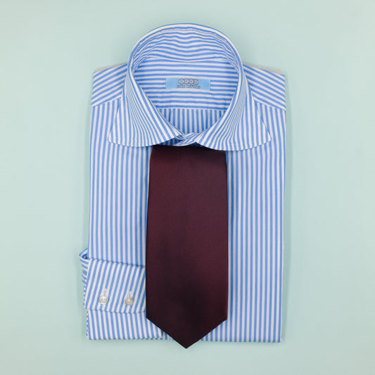 ダークレッドの無地トゥルーソリッドネクタイ｜FOURBUTTONS Necktie - FOURBUTTONS ONLINE