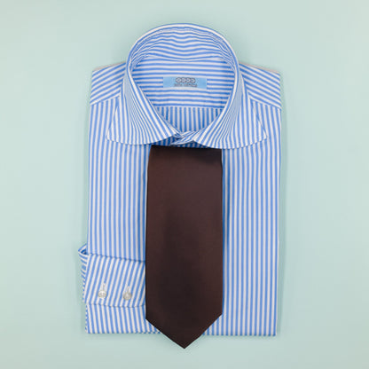 ブラウン無地のトゥルーソリッドネクタイ｜FOURBUTTONS Necktie - FOURBUTTONS ONLINE