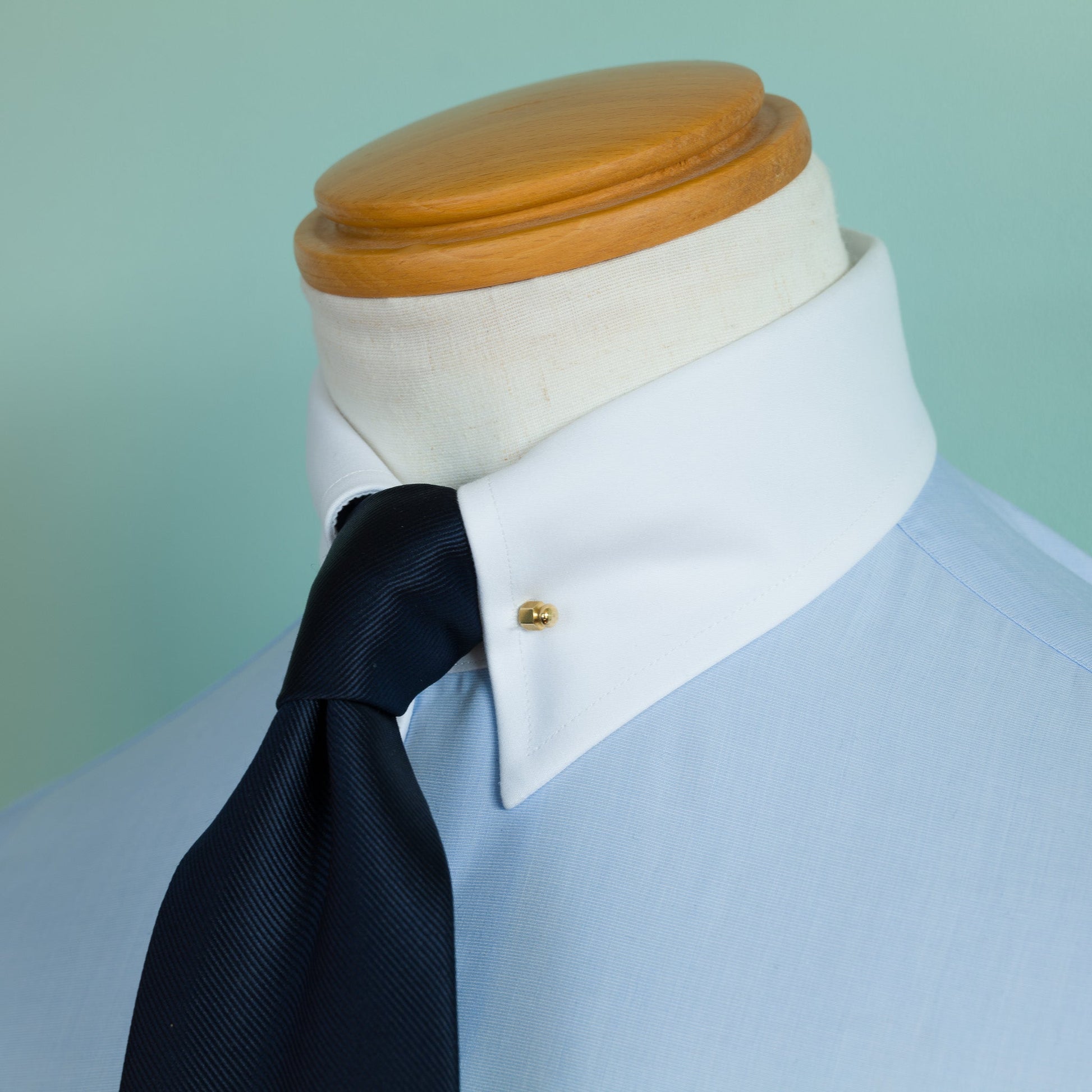 ピンホールカラー用 ゴールドカラーピン（デザインH） Collar Pin - FOURBUTTONS ONLINE