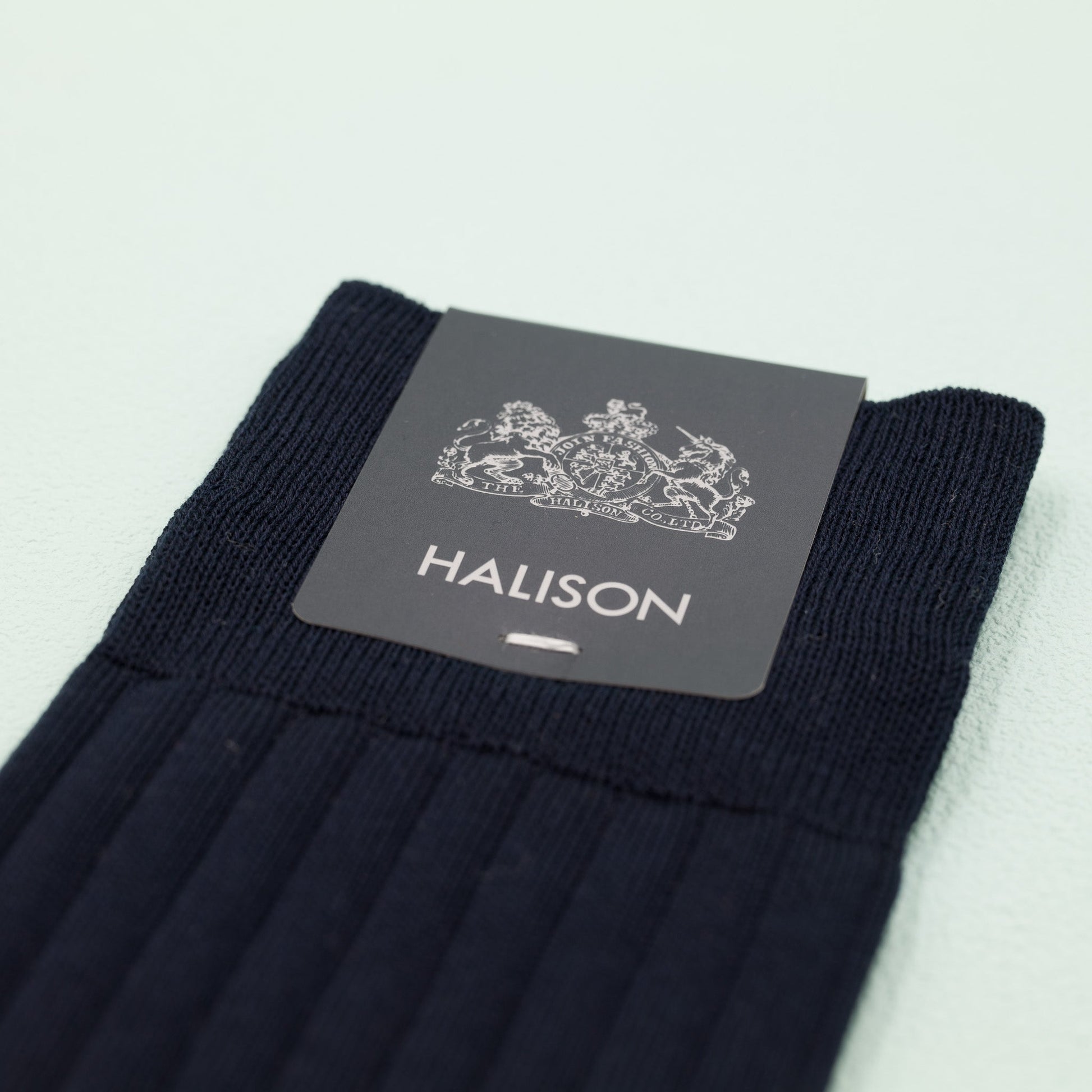 HALISON ロングホーズ（スーピマコットン）パープル｜FOURBUTTONS Socks - FOURBUTTONS ONLINE