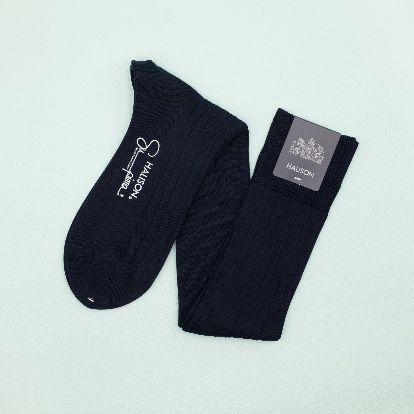 HALISON ロングホーズ（スーピマコットン）ブラウン｜FOURBUTTONS Socks - FOURBUTTONS ONLINE