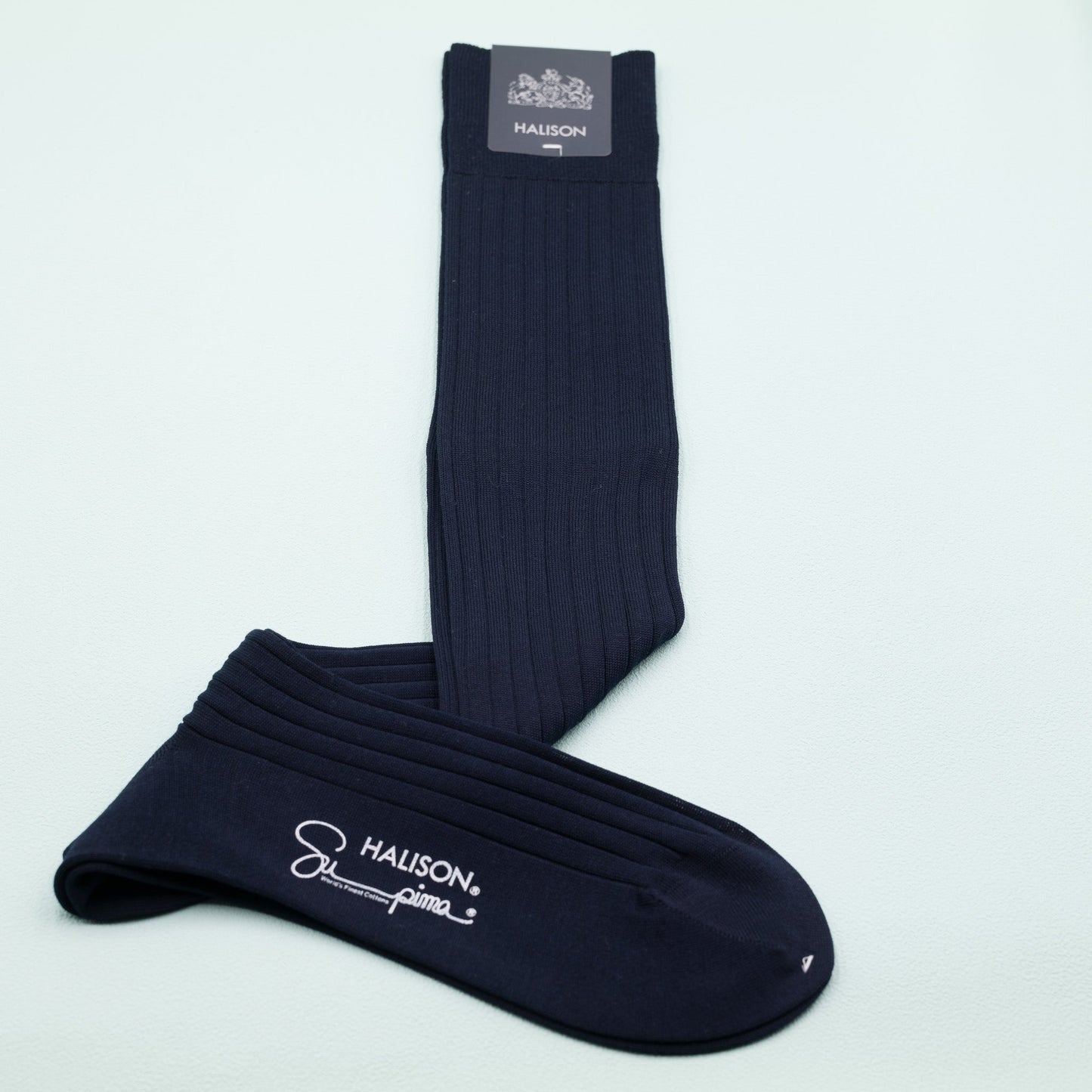HALISON ロングホーズ（スーピマコットン）イエロー｜FOURBUTTONS Socks - FOURBUTTONS ONLINE