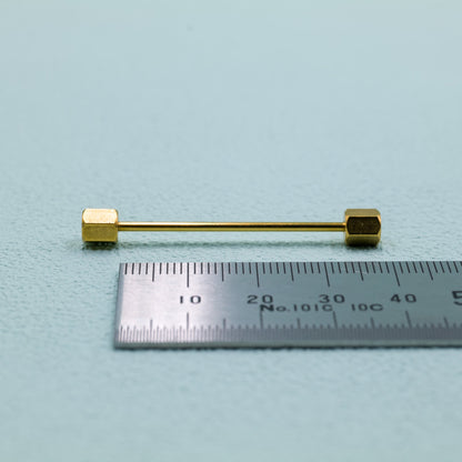 ピンホールカラー用 ゴールドカラーピン（デザインI） Collar Pin - FOURBUTTONS ONLINE